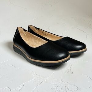 🌻NEW NWOT SOUL Naturalizer Black Idea Ballet Flats Size 10W (WIDE)